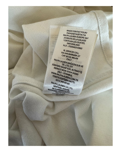 Polo Ralph Lauren Knit Oxfordhemd weiß Größe L
