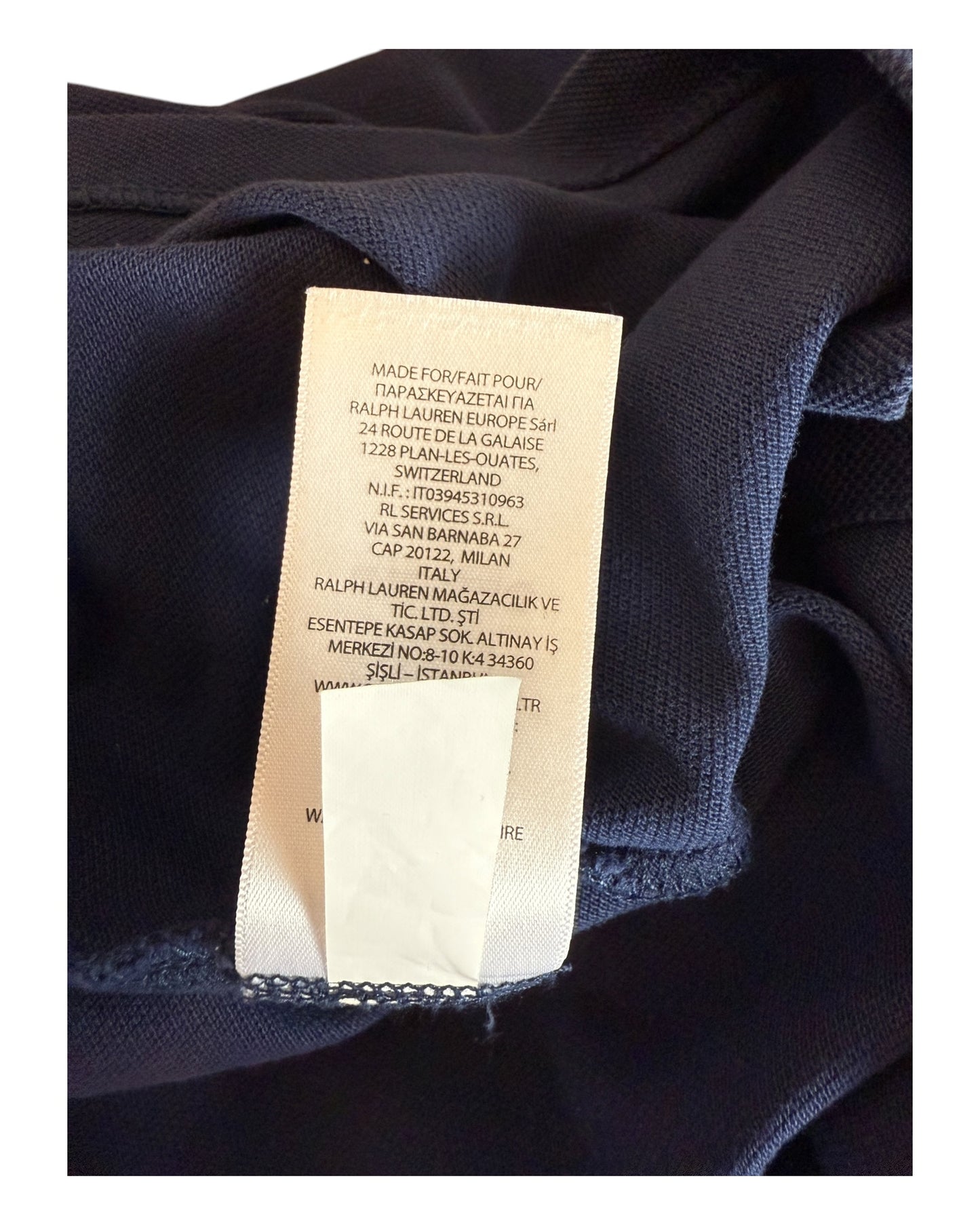 Polo Ralph Lauren Poloshirt marineblau Größe L