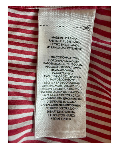 Polo Ralph Lauren Hemd rot weiß gestreift Größe M