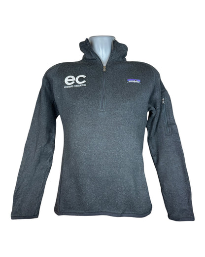 Patagonia Fleece Half Zip Pullover schwarz Größe S