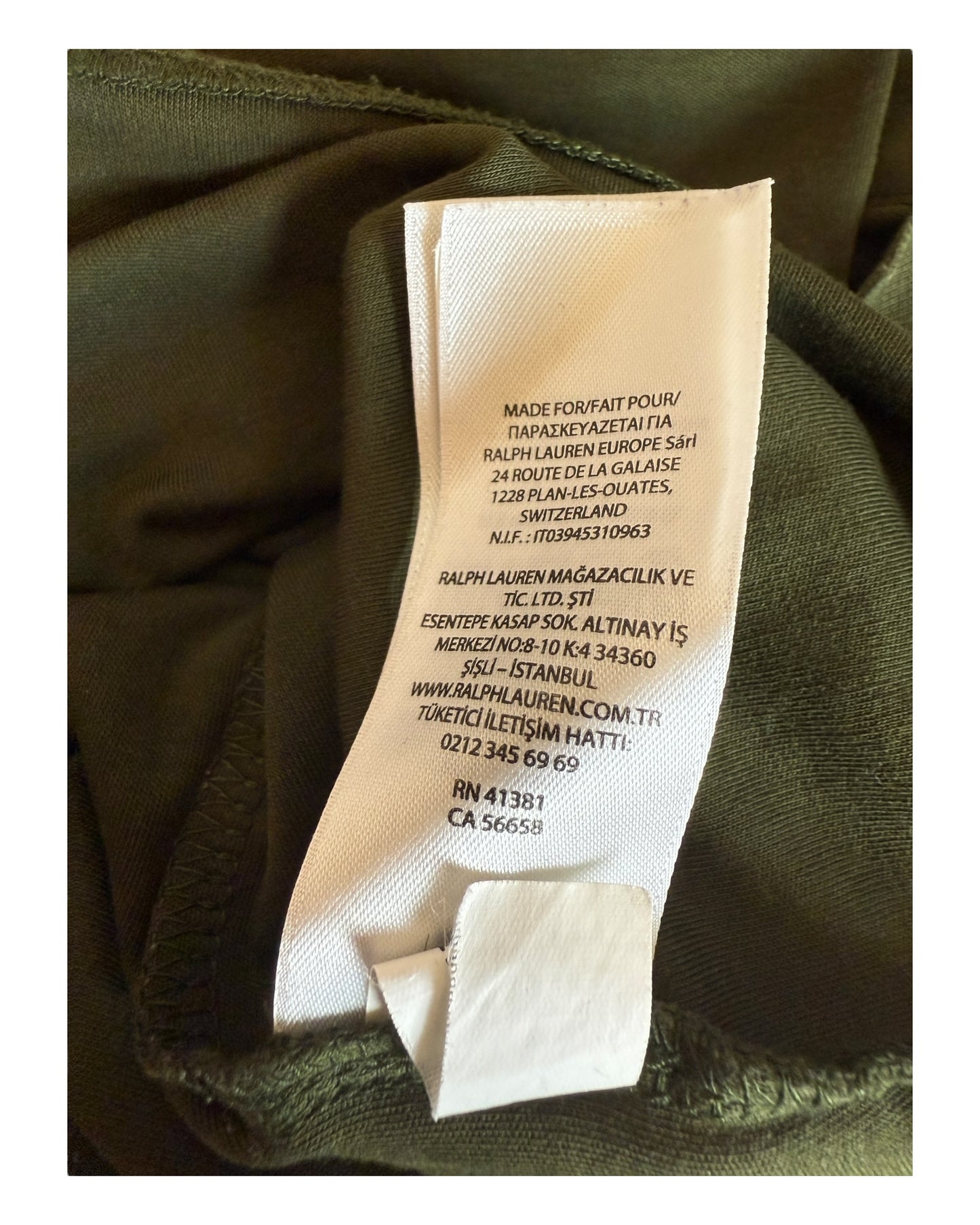 Polo Ralph Lauren Poloshirt olivgrün Größe M