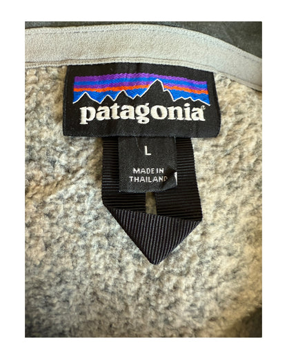 Patagonia Fleece Half Zip Pullover grau Größe L