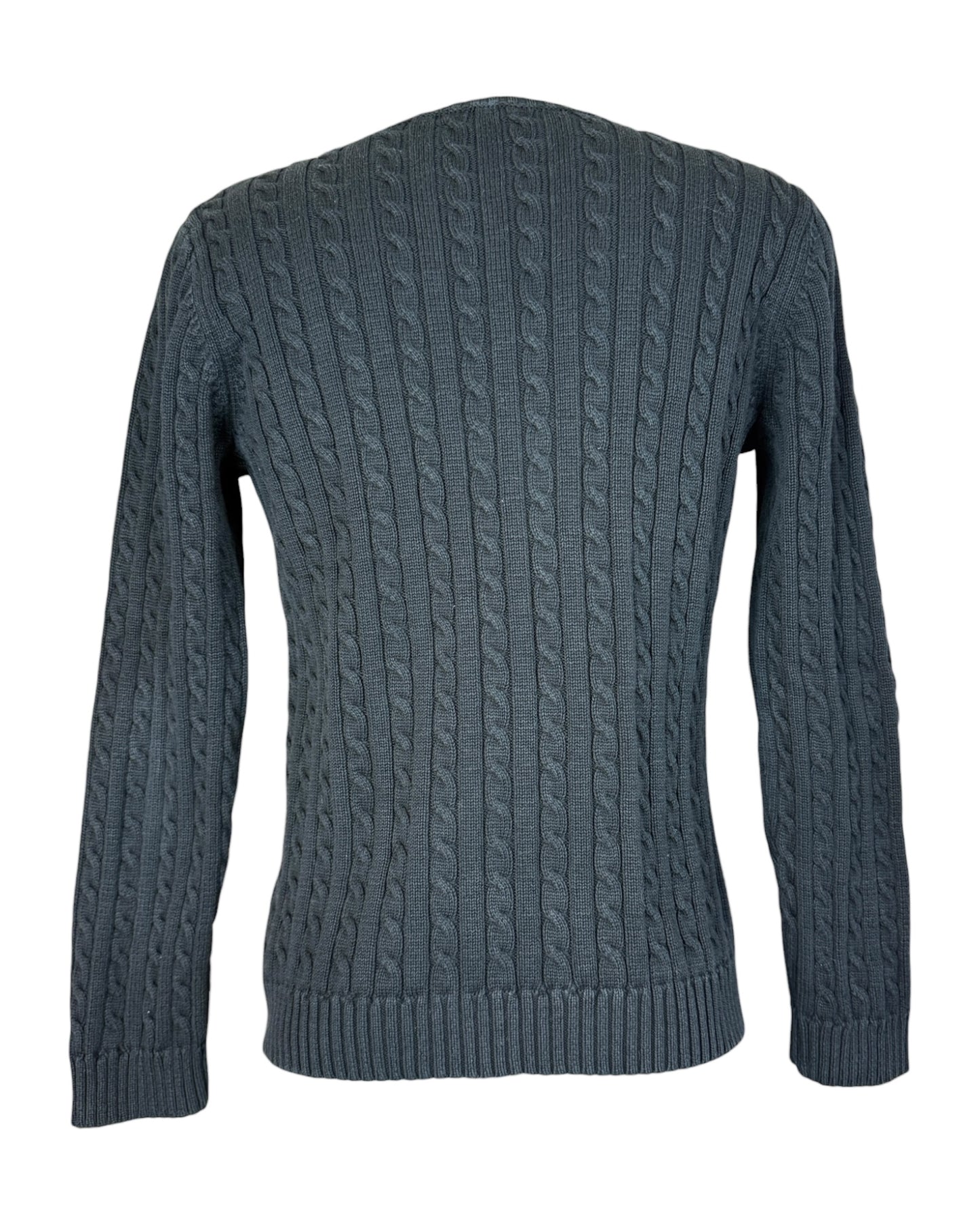 Polo Ralph Lauren Zopfmuster Pullover schwarz Größe L