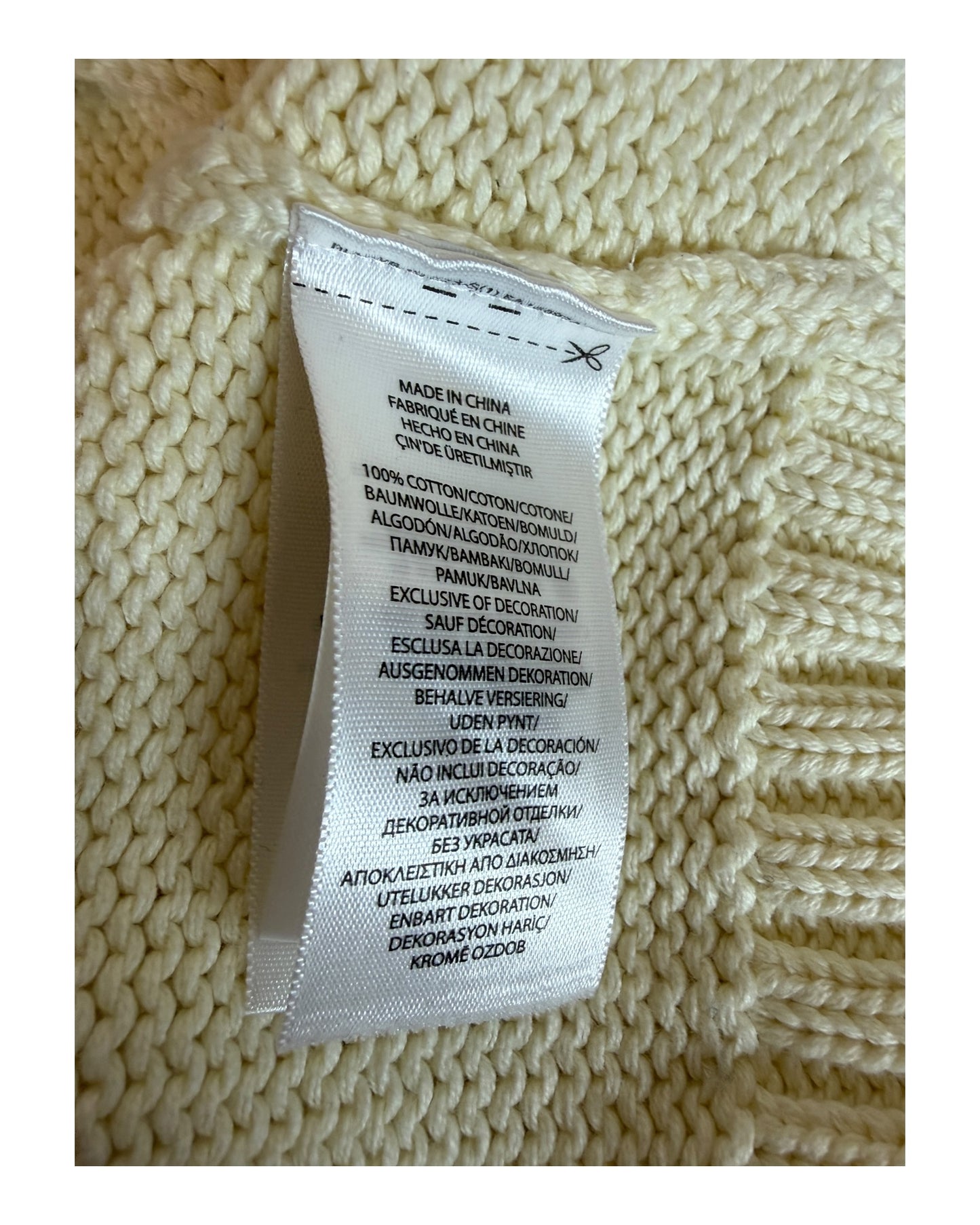 Polo Ralph Lauren Strickpullover weiß Größe M