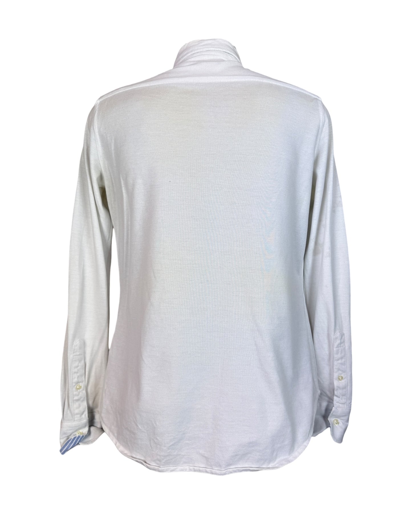 Polo Ralph Lauren Knit Oxford Bluse weiß Größe L