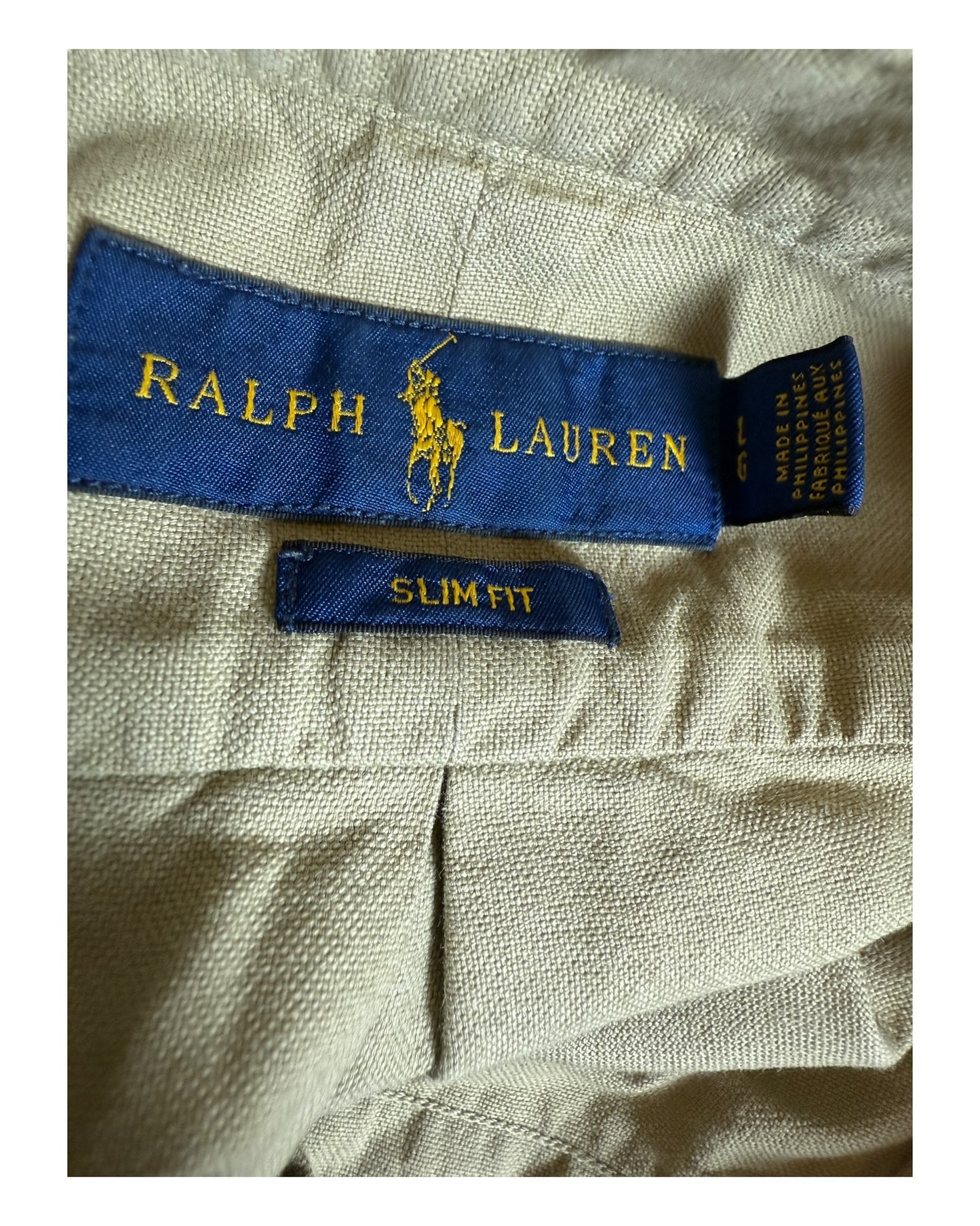 Polo Ralph Lauren Oxfordhemd beige Größe L