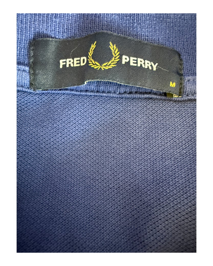 Fred Perry Poloshirt blau Größe M