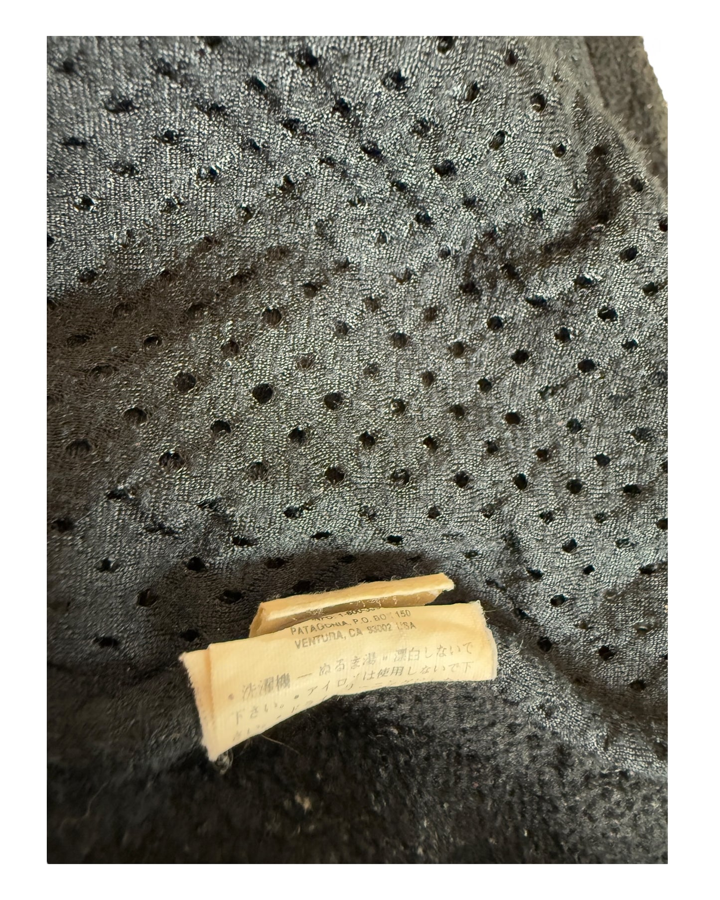 Patagonia Fleece Jacke schwarz Größe L