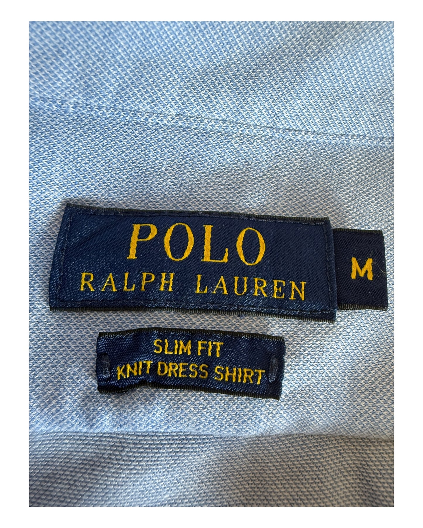 Polo Ralph Lauren Knit Oxfordhemd hellblau Größe M