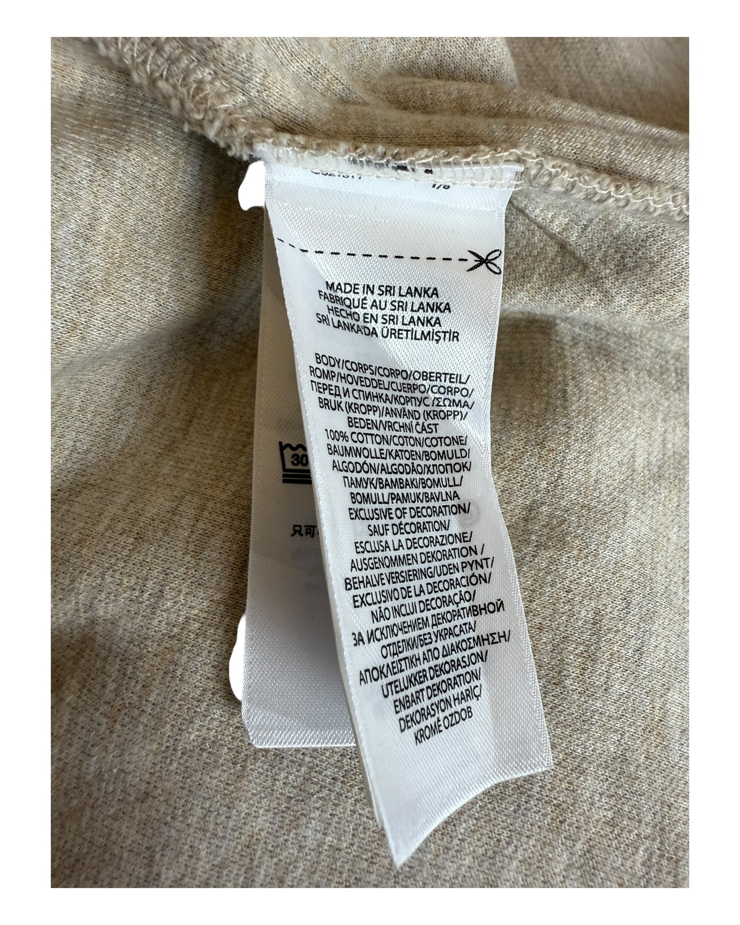 Polo Ralph Lauren Half Zip Pullover beige Größe XL