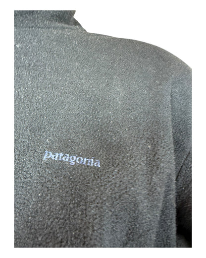 Patagonia Fleece Half Zip Pullover schwarz Größe XL
