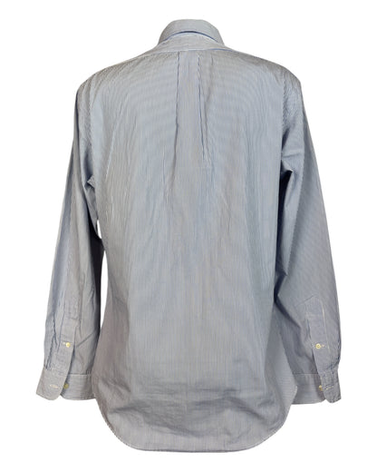 Polo Ralph Lauren Hemd blau weiß gestreift Größe M