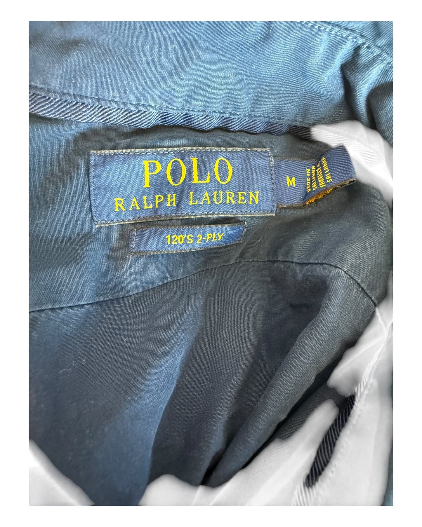 Polo Ralph Lauren Hemd marineblau Größe M