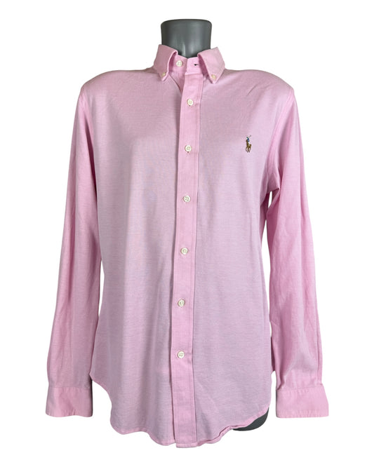 Polo Ralph Lauren Knit Oxfordhemd rosa Größe M