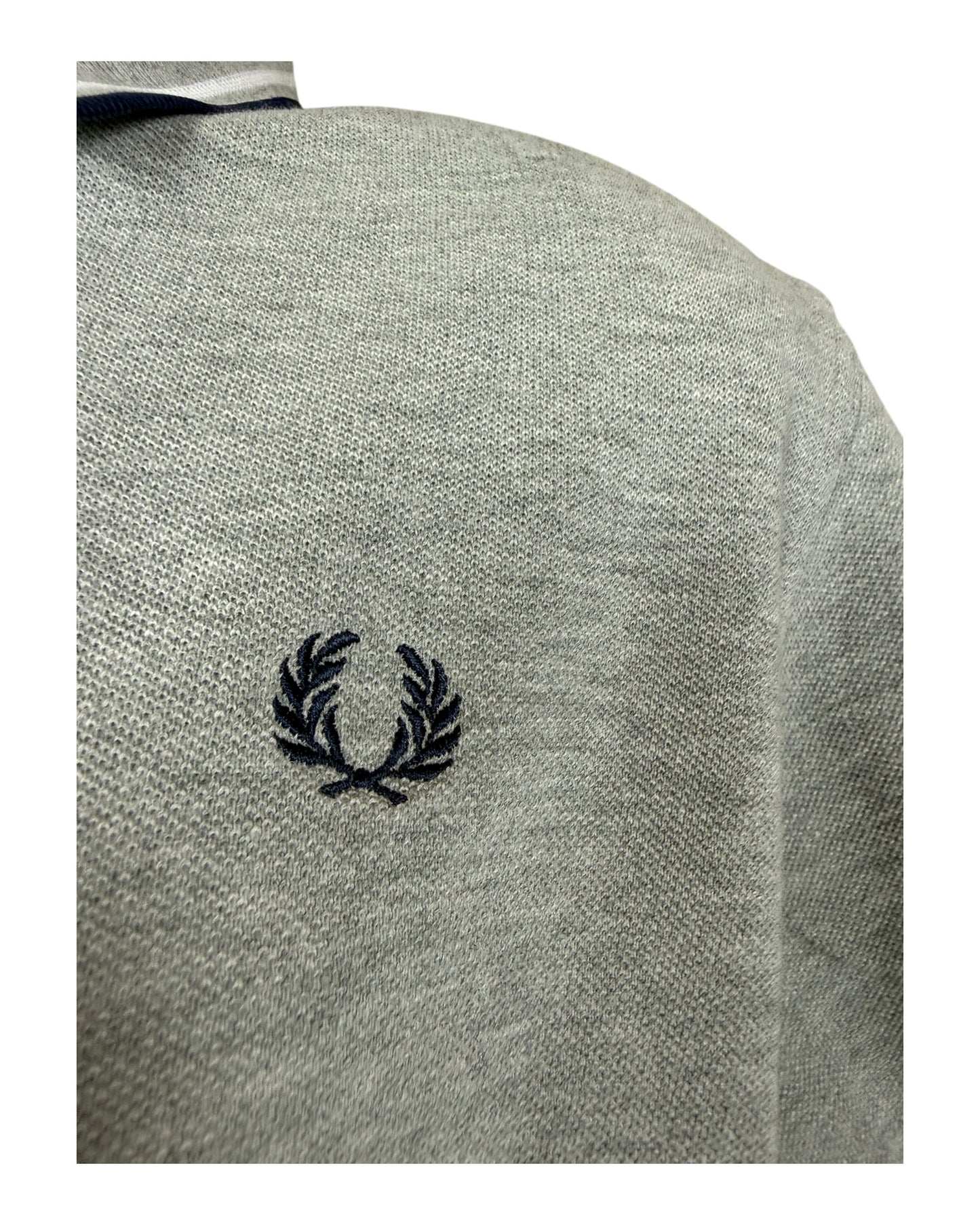 Fred Perry Poloshirt grau Größe L