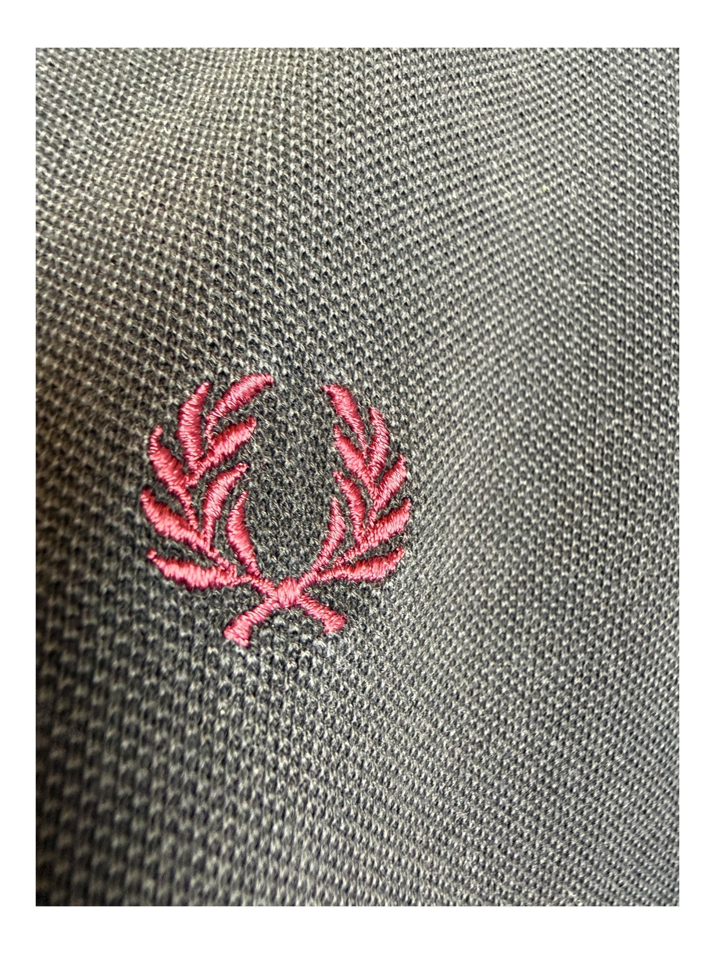 Fred Perry Poloshirt schwarz Größe L