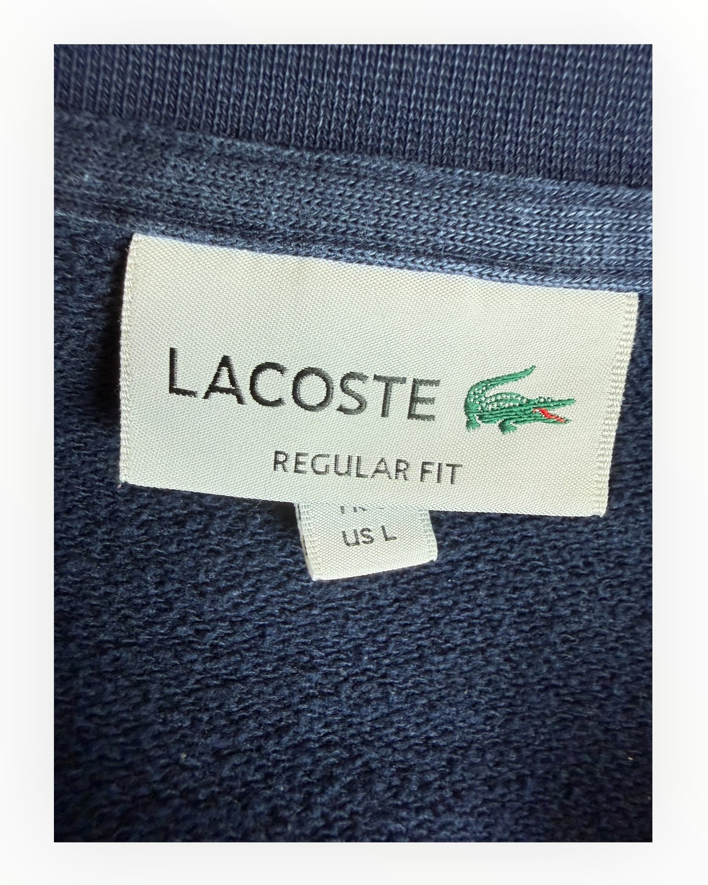 Lacoste Strickjacke marineblau Größe L