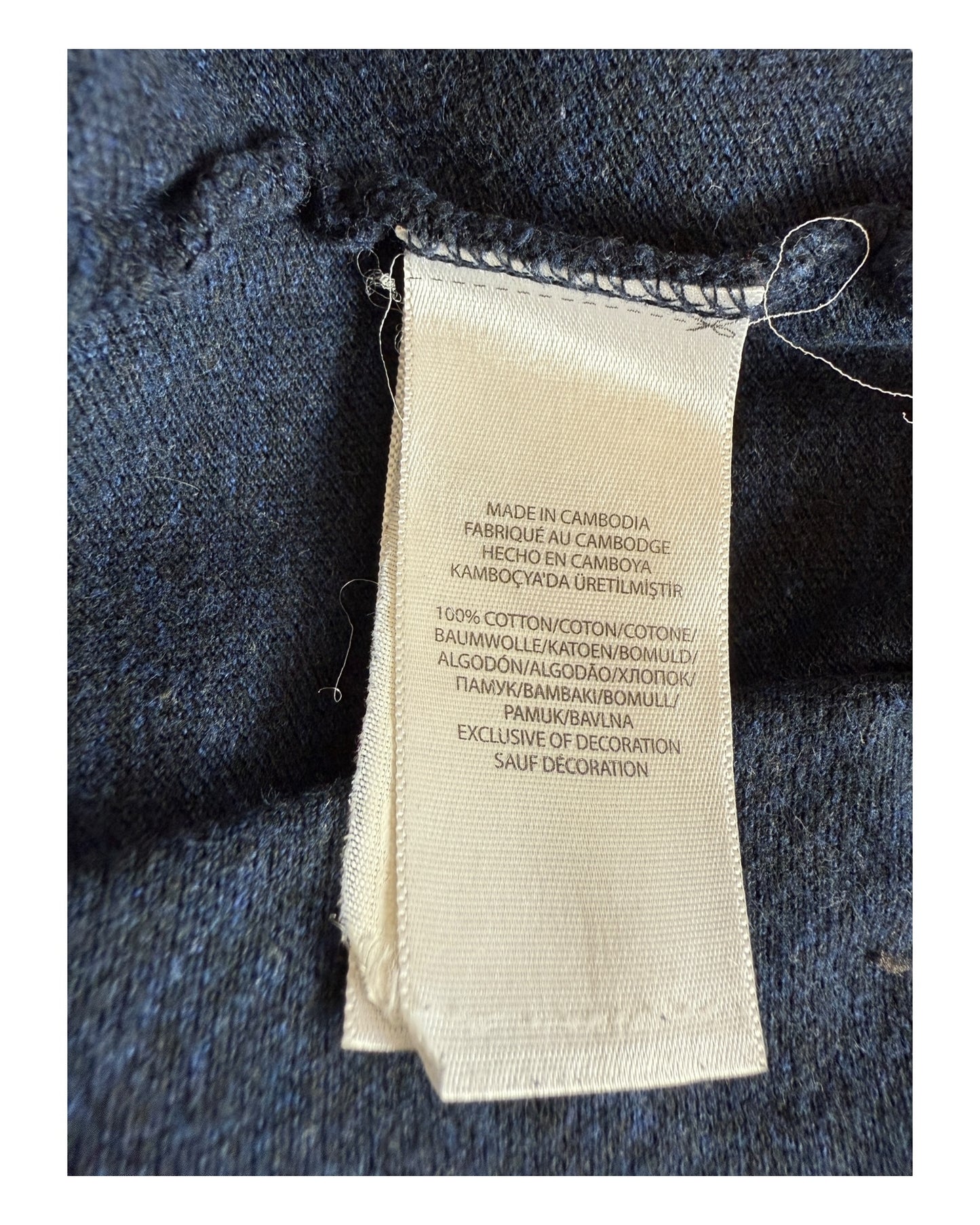Polo Ralph Lauren Poloshirt marineblau meliert Größe M