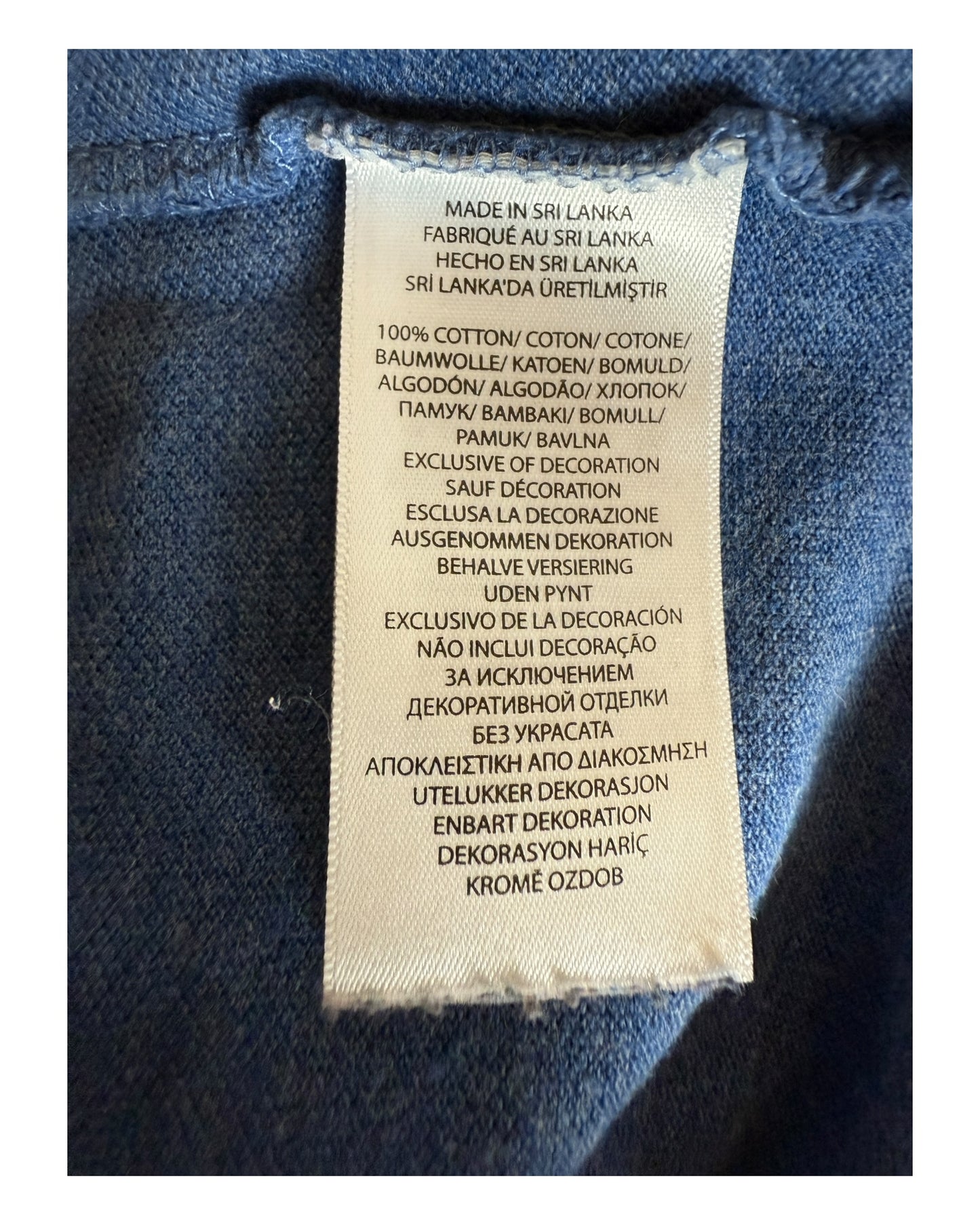 Polo Ralph Lauren Poloshirt blau Größe M