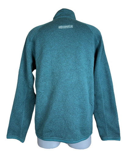 Patagonia Fleece Jacke kobaltgrün Größe L