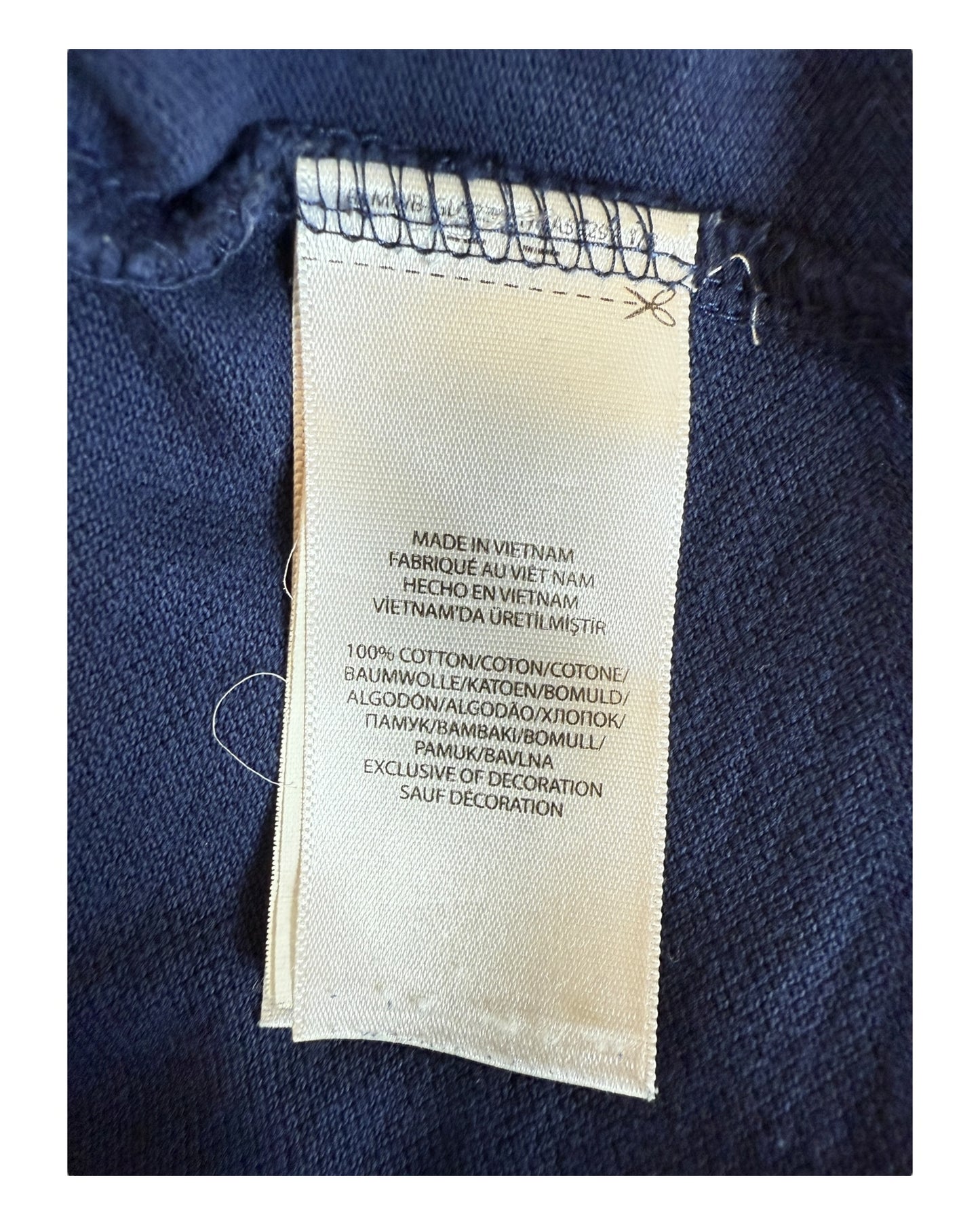 Polo Ralph Lauren langärmliges Poloshirt marineblau Größe M