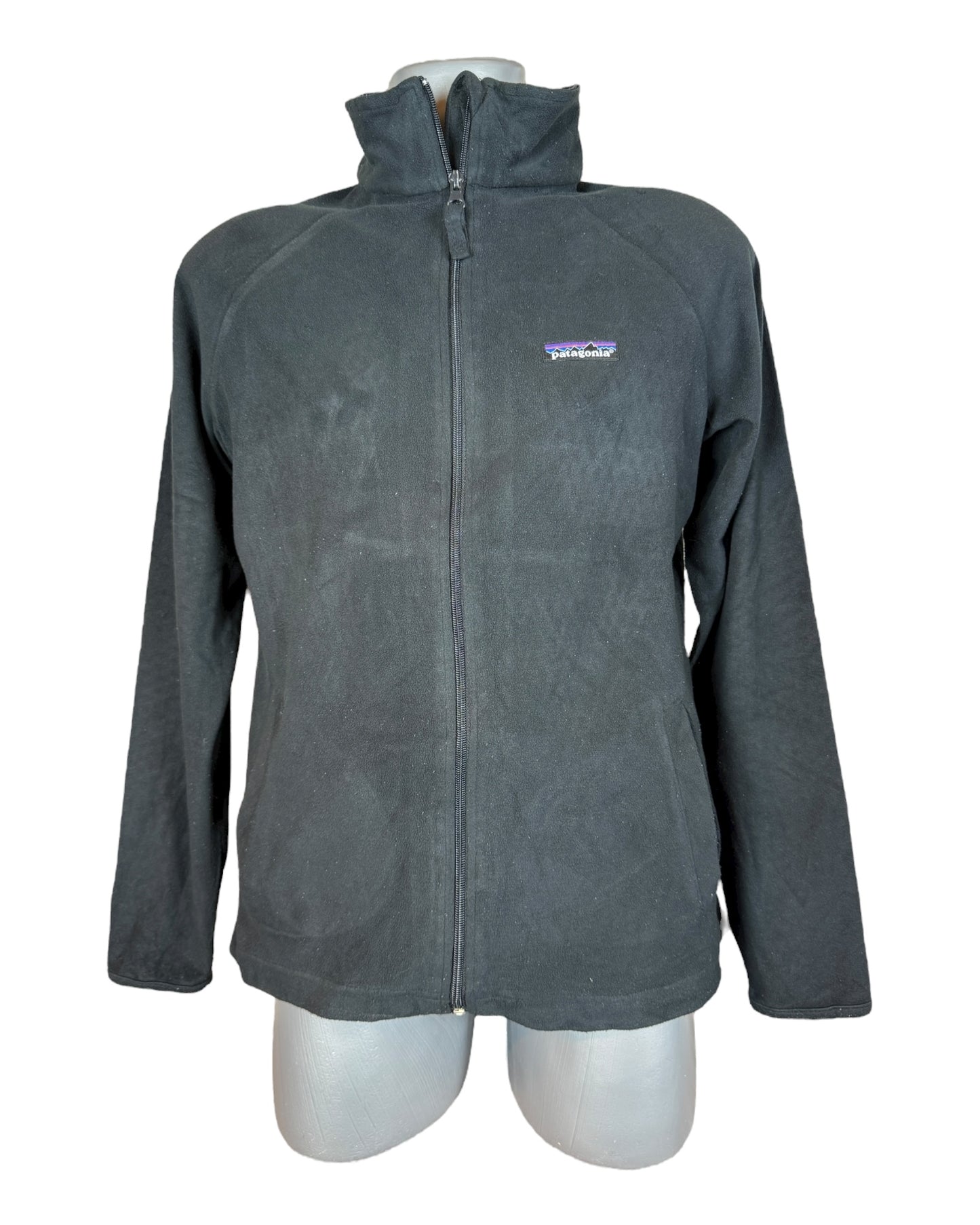 Patagonia Fleece Jacke schwarz Größe M