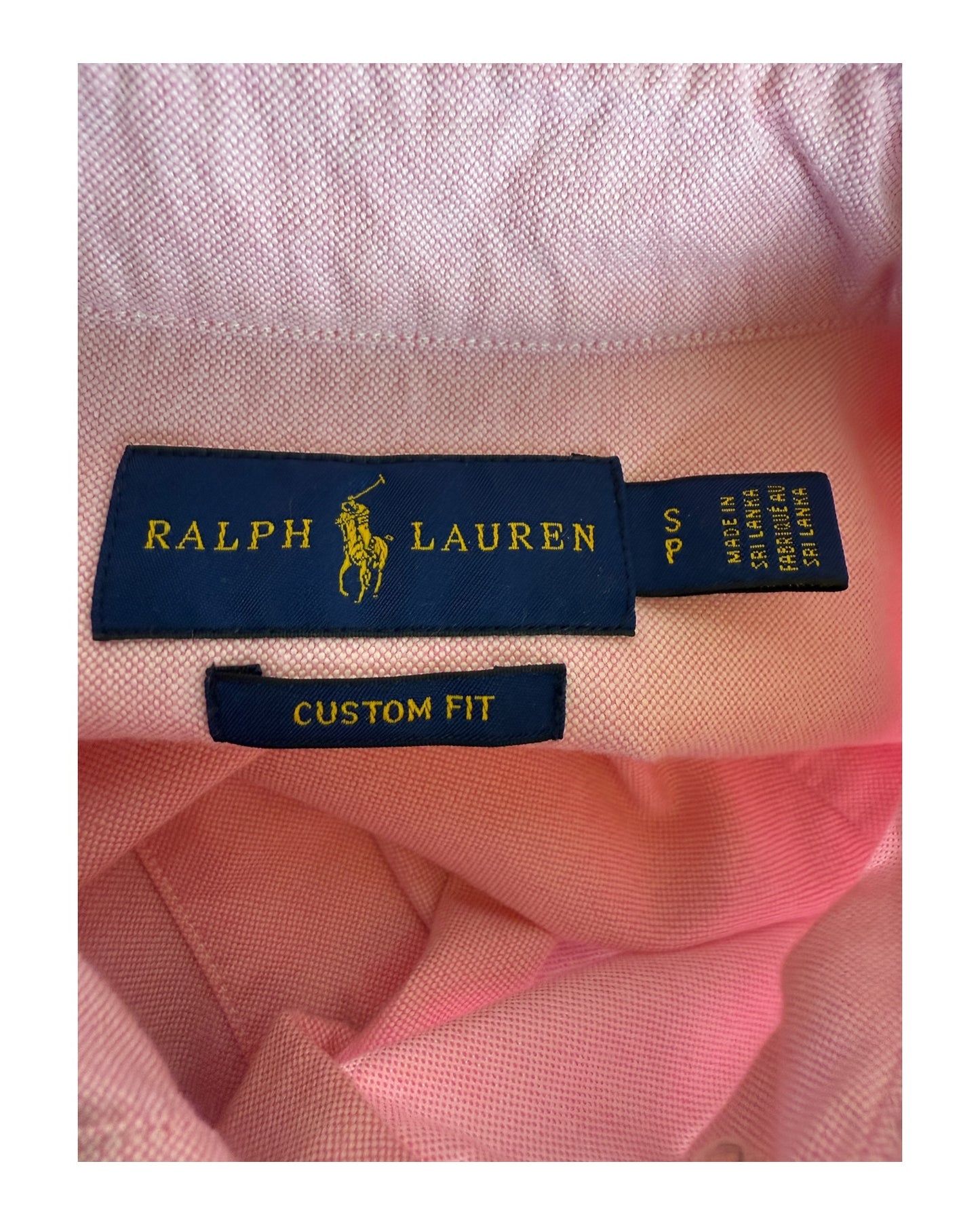 Polo Ralph Lauren Oxford Bluse rosa Größe S