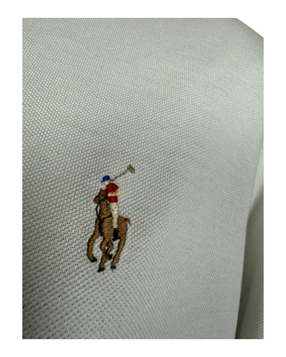 Polo Ralph Lauren Knit Oxfordhemd weiß Größe M