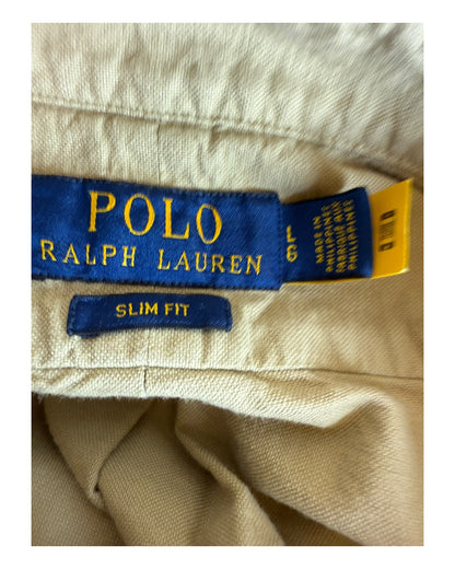Polo Ralph Lauren Oxfordhemd beige Größe L