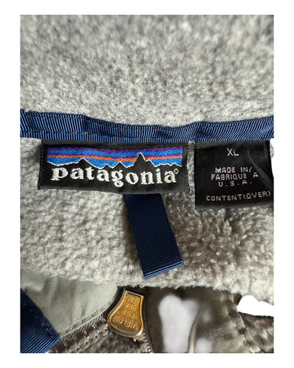Patagonia Fleece Jacke grau Größe XL