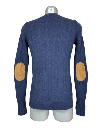 Polo Ralph Lauren Zopfmuster Cardigan marineblau Größe M
