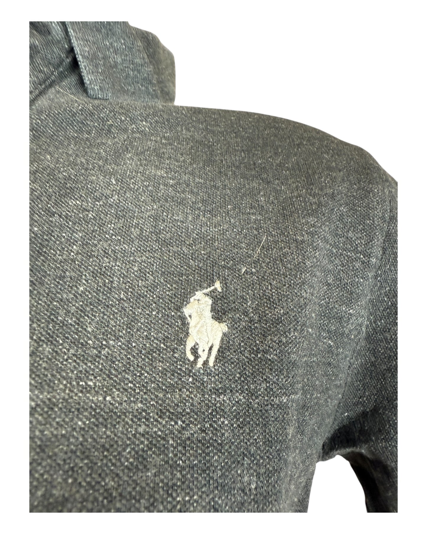 Polo Ralph Lauren Poloshirt schwarz meliert Größe M