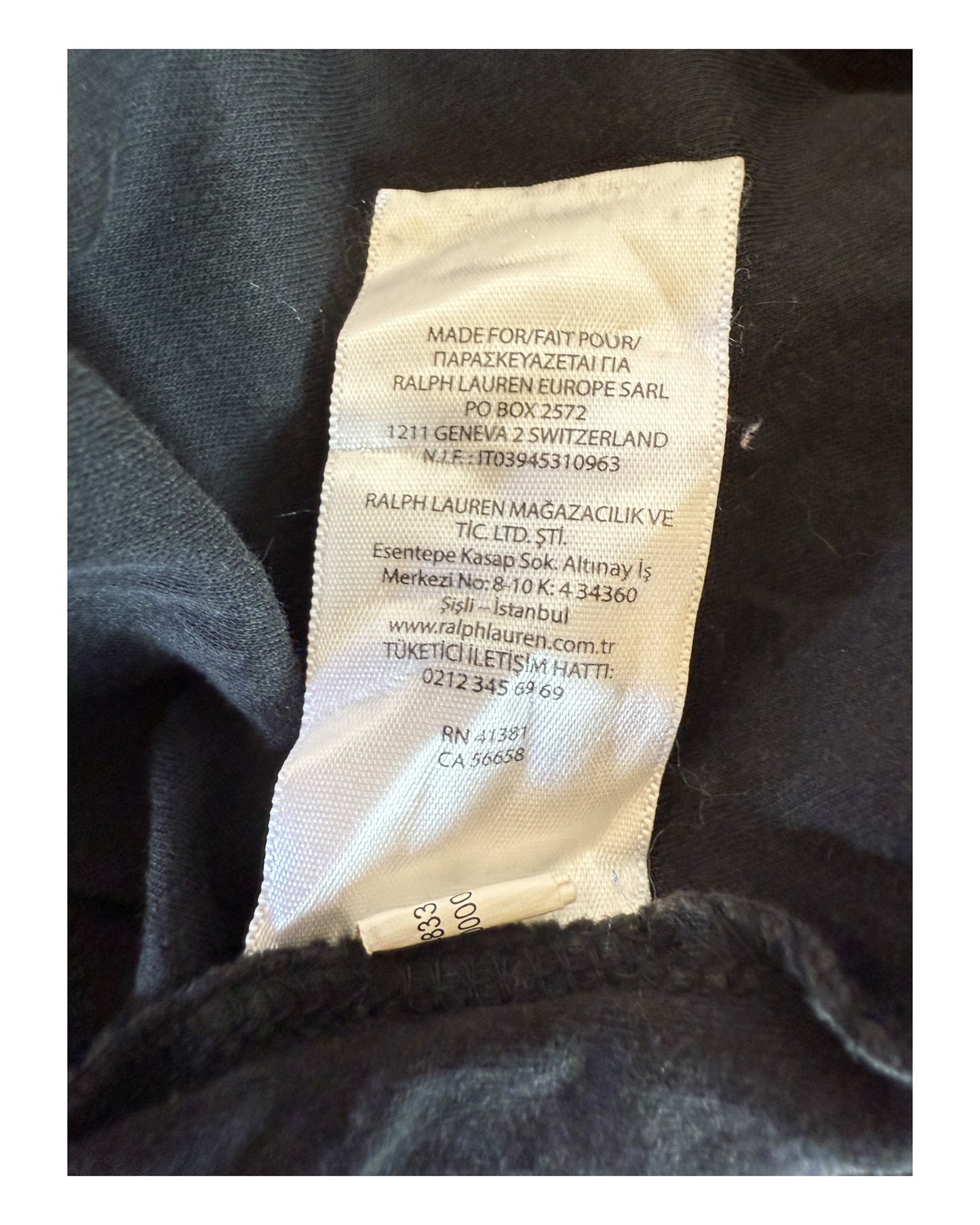 Polo Ralph Lauren Poloshirt schwarz Größe L