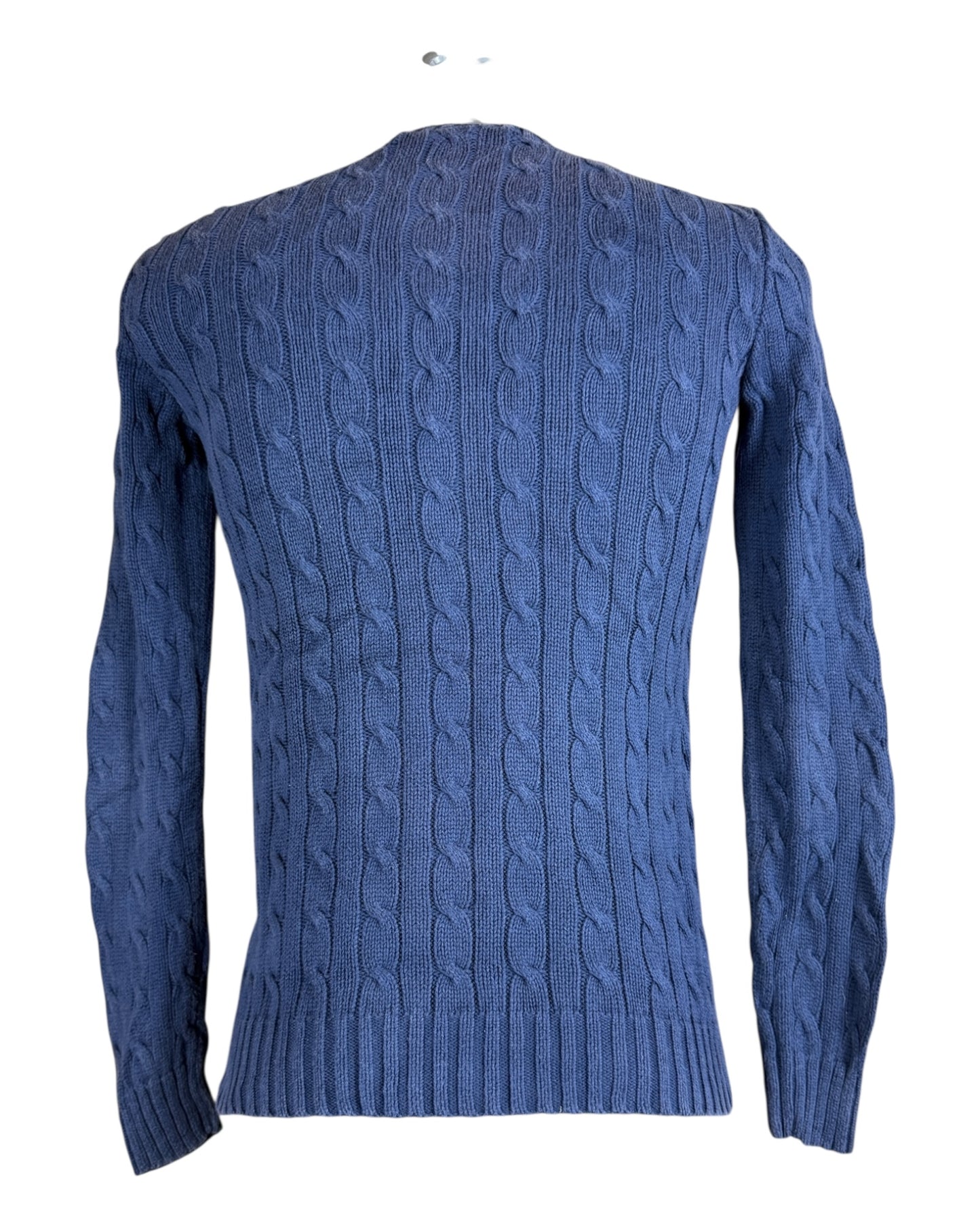 Polo Ralph Lauren Zopfmuster Pullover marineblau Größe S