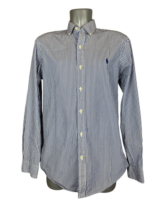 Polo Ralph Lauren Hemd blau weiß gestreift Größe M