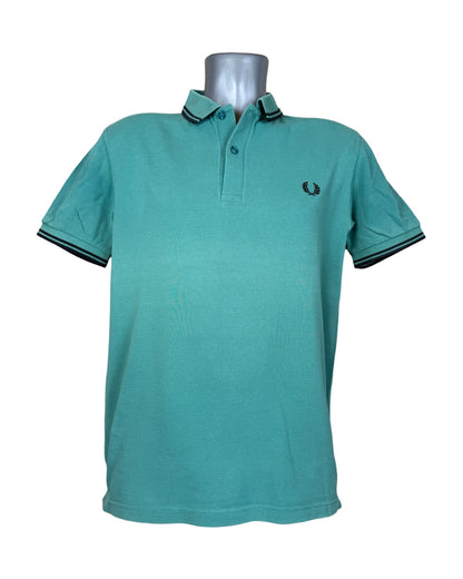 Fred Perry Poloshirt grün Größe M