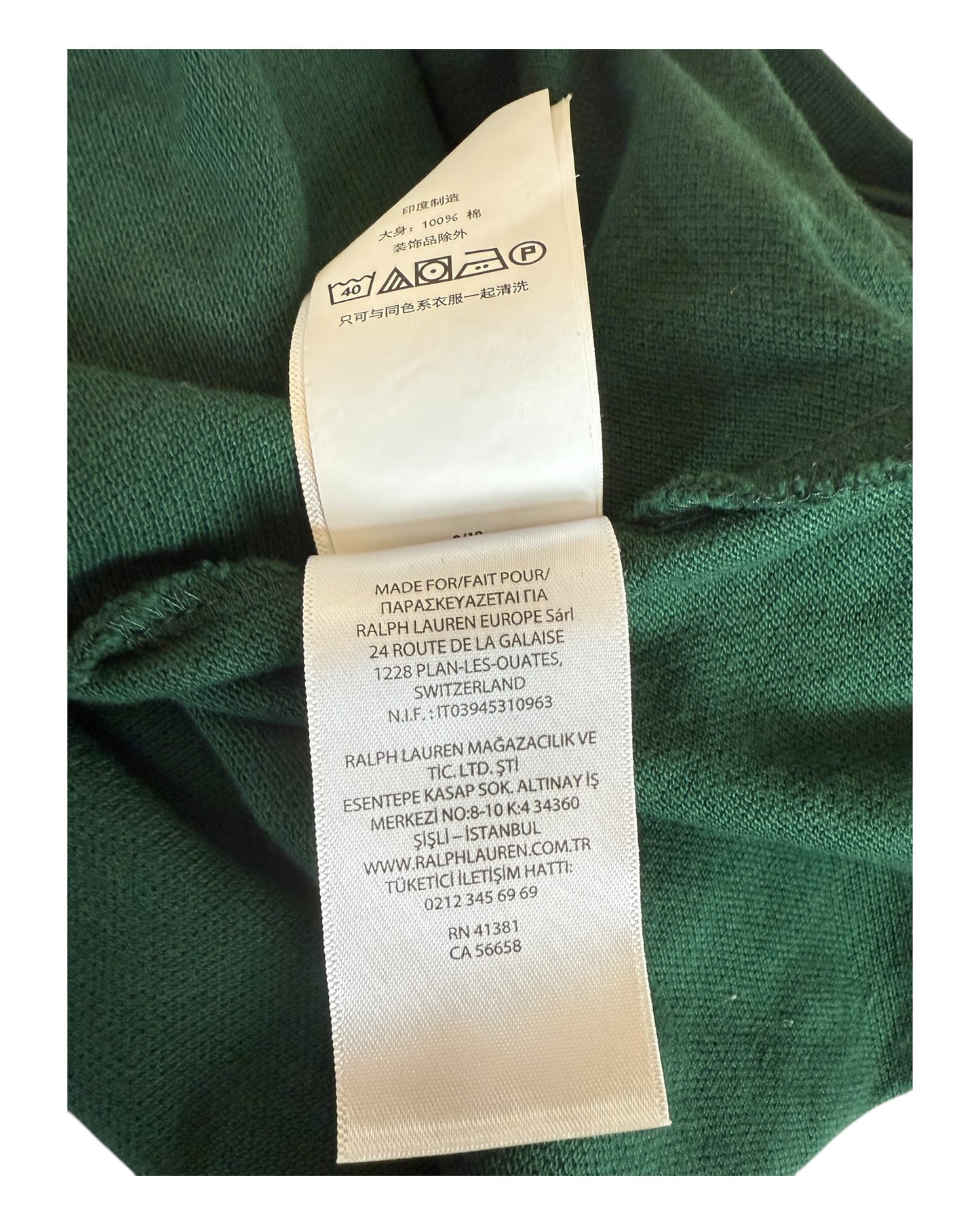 Polo Ralph Lauren Poloshirt grün Größe M