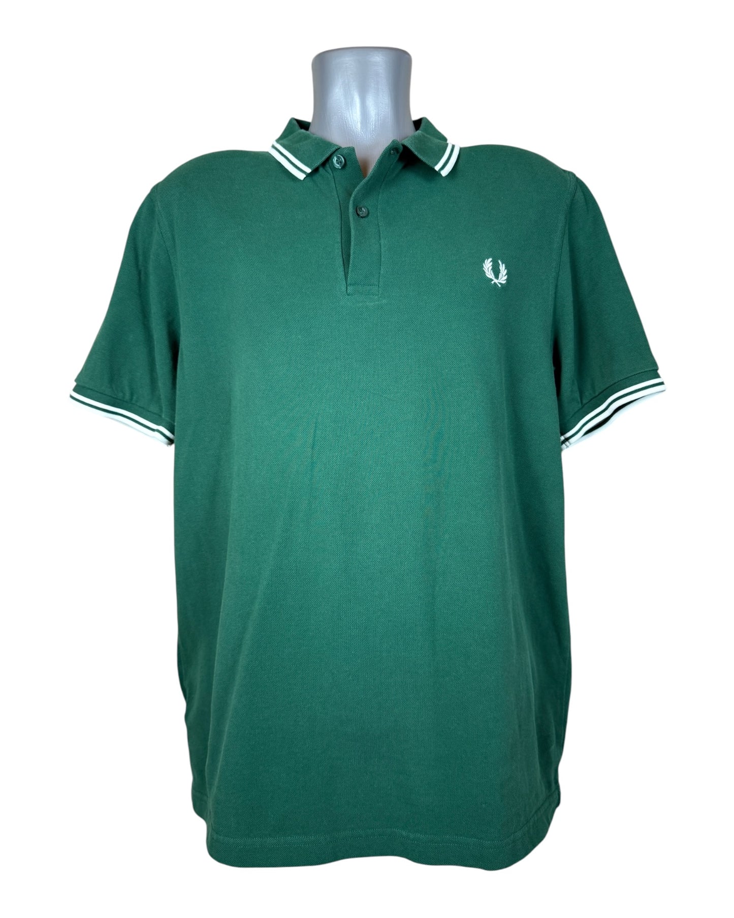 Fred Perry Poloshirt dunkelgrün Größe XL