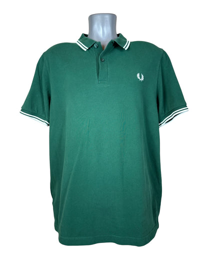 Fred Perry Poloshirt dunkelgrün Größe XL