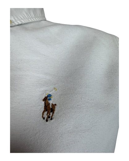Polo Ralph Lauren Oxford Bluse weiß Größe M