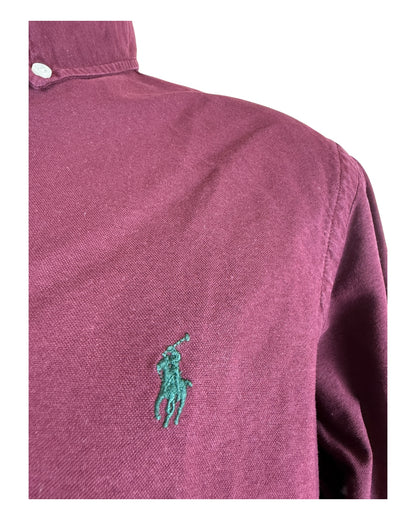 Polo Ralph Lauren Oxfordhemd bordeauxrot Größe M