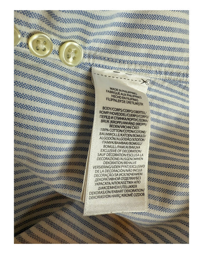 Polo Ralph Lauren Oxfordhemd hellblau weiß gestreift Größe L