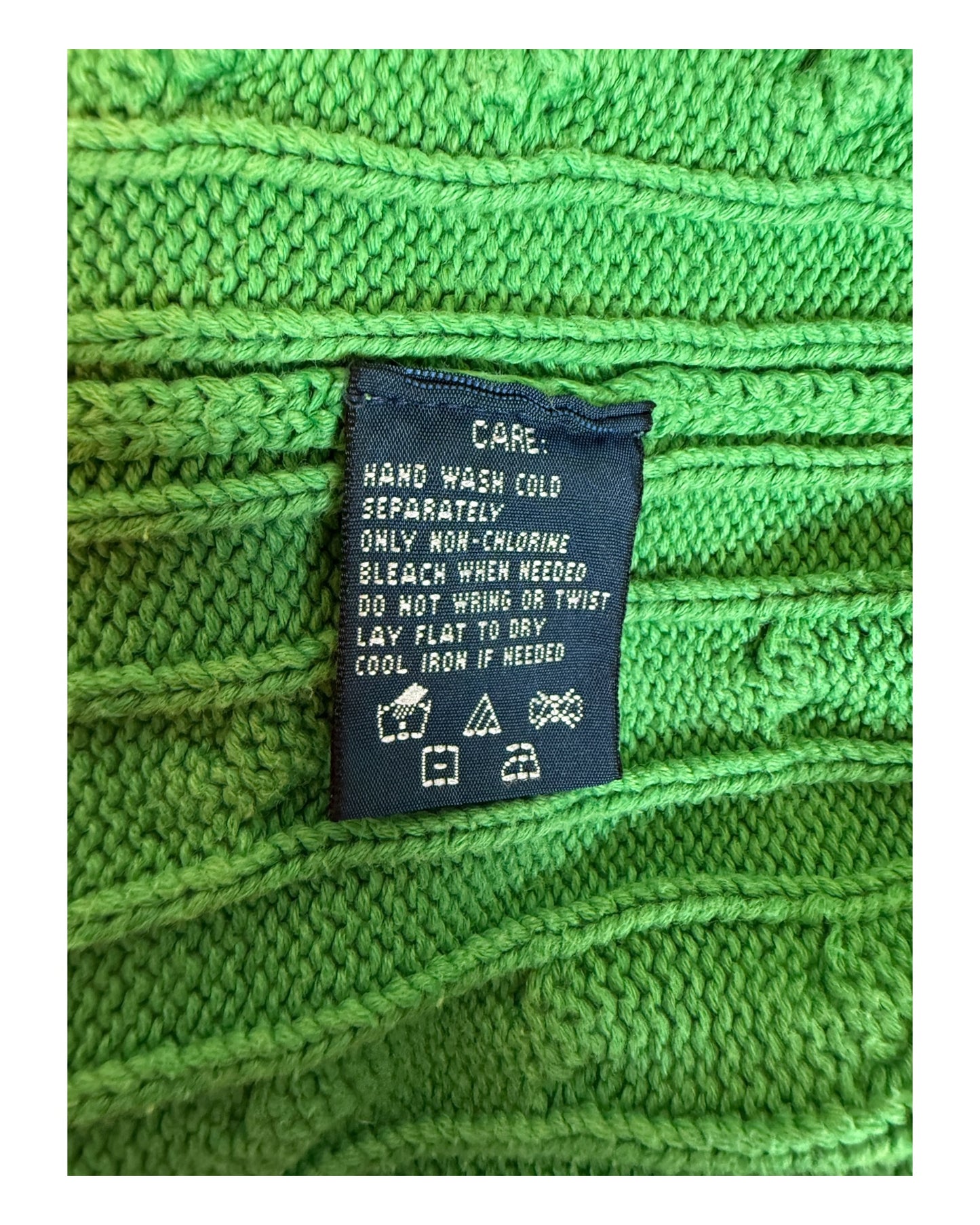 Polo Ralph Lauren Zopfmuster Pullover gruen Größe M