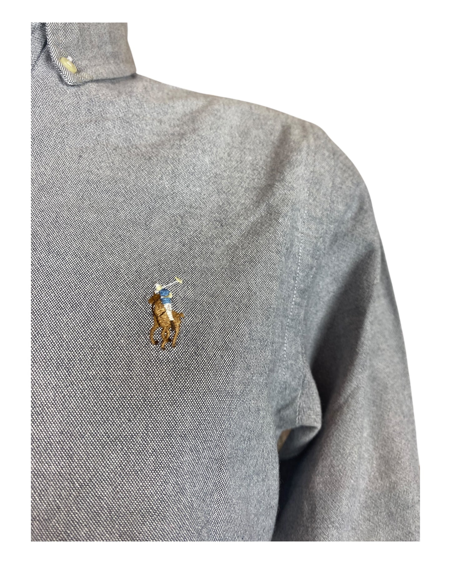 Polo Ralph Lauren Oxfordhemd grau Größe S