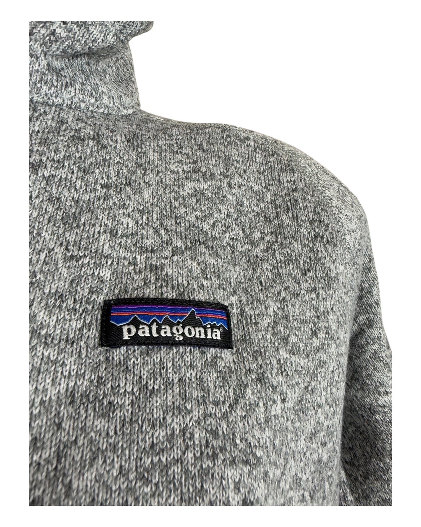 Patagonia Fleece Jacke grau Größe XL