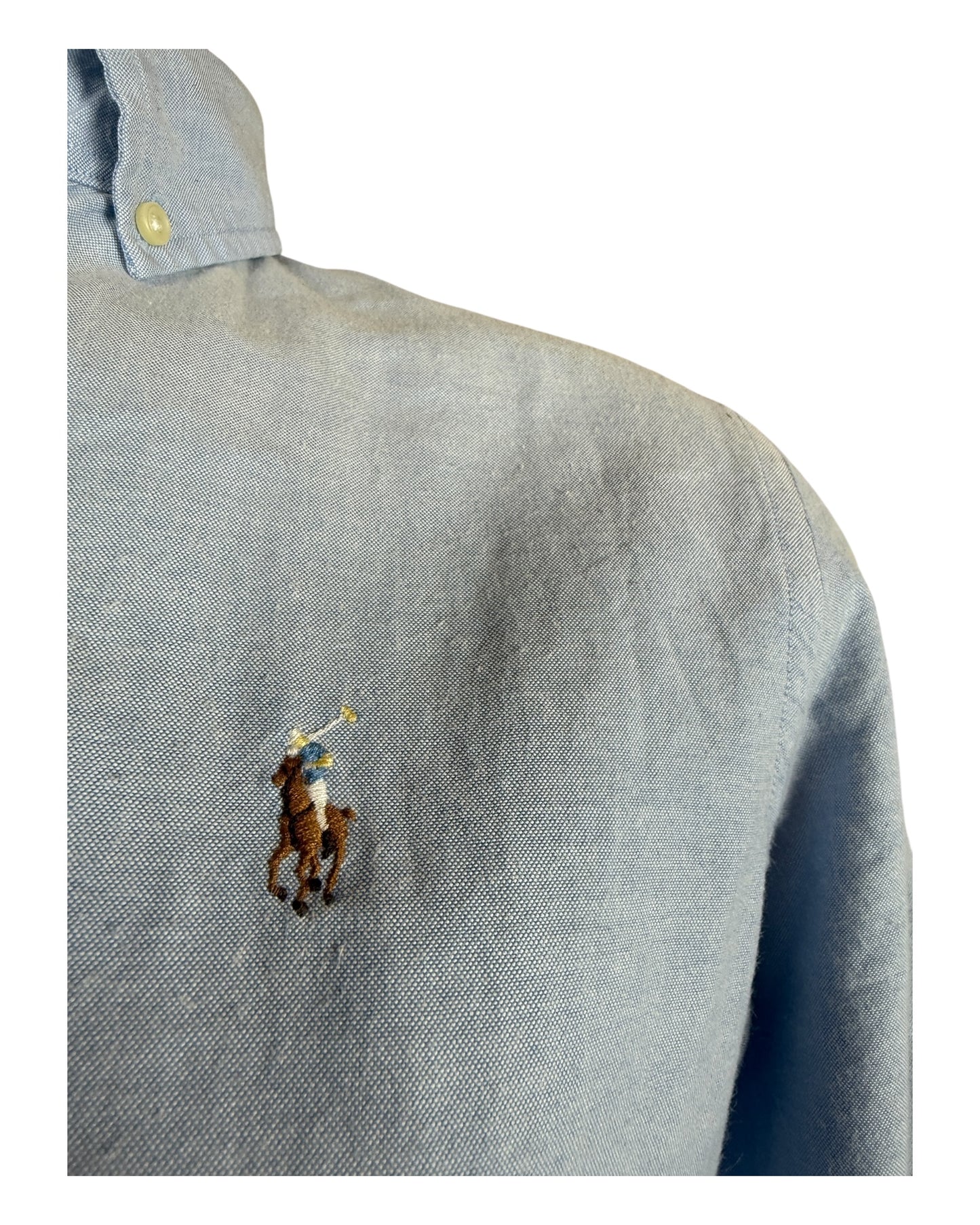 Polo Ralph Lauren Oxford Bluse hellblau Größe M