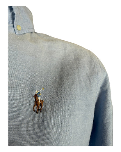 Polo Ralph Lauren Oxford Bluse hellblau Größe M
