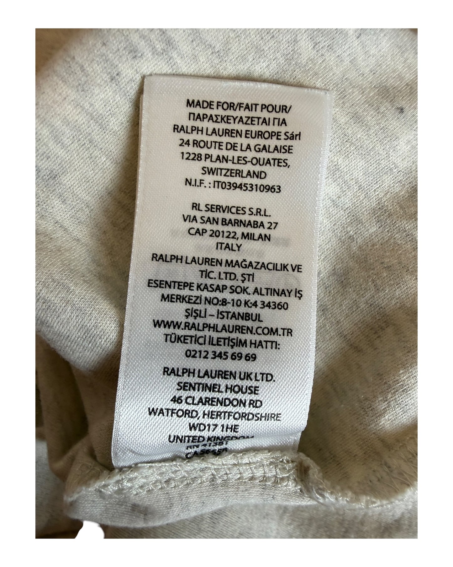 Polo Ralph Lauren Poloshirt beige Größe L