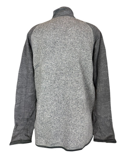 Patagonia Fleece Half Zip Pullover grau Größe L