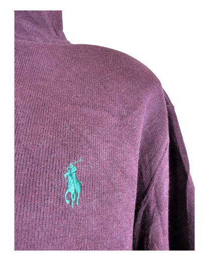 Polo Ralph Lauren Half Zip Pullover bordeauxrot Größe L